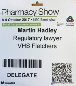 nottingham regulatory solicitor pharmacy show